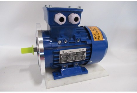 .0,25 kW 870 rpm B35 Asmaat 14 mm. NEW